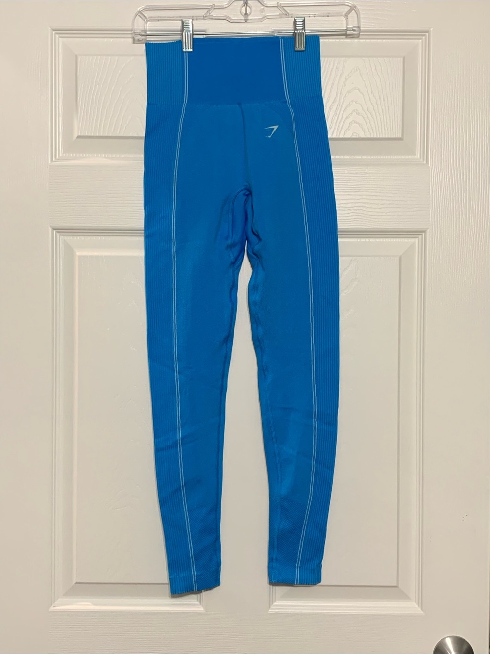 Gymshark Women’s Electric Blue High-Waist Seamless Leggings